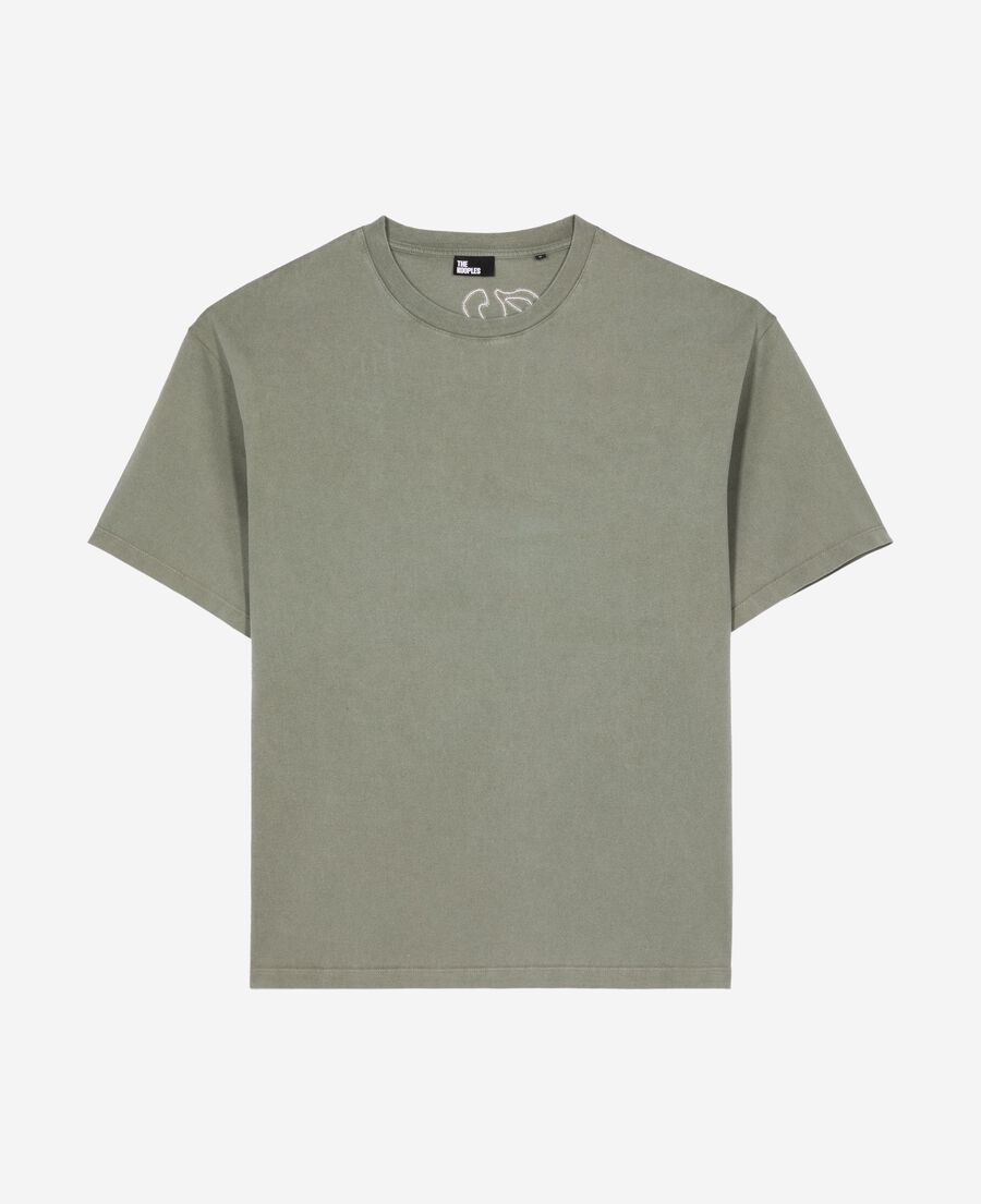 The Kooples H FORET t-shirt with green logo on back