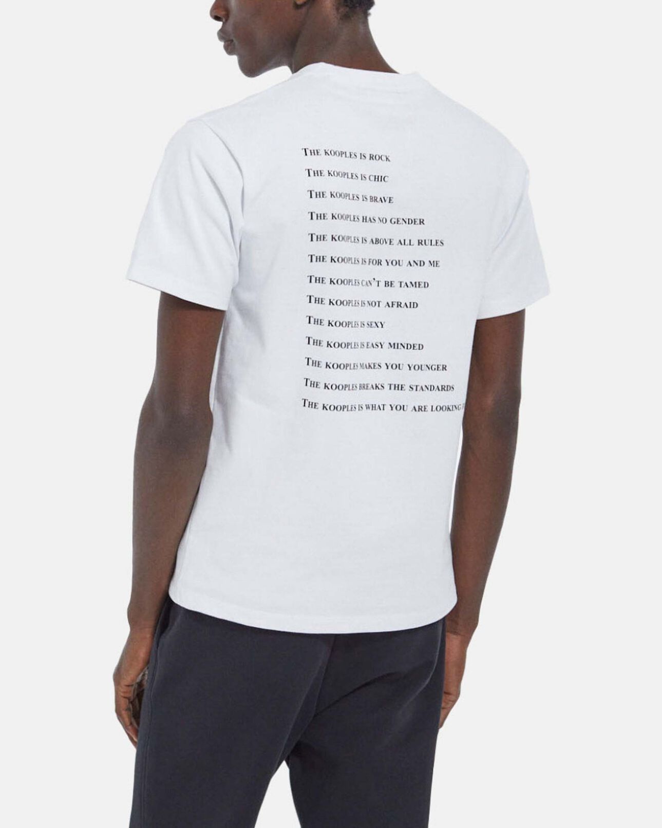The Kooples HOMME WHITE t-shirt what is