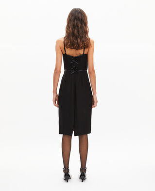 The Kooples F BLACK short dress with black bow detail