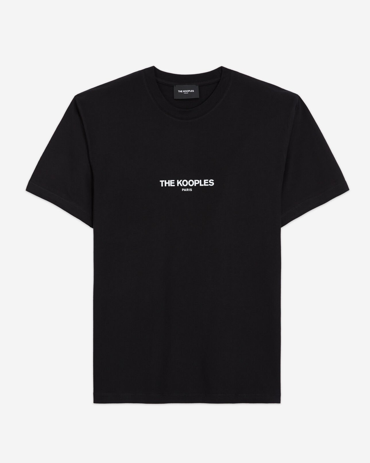 The Kooples HOMBRE BLACK camiseta con logotipo negro
