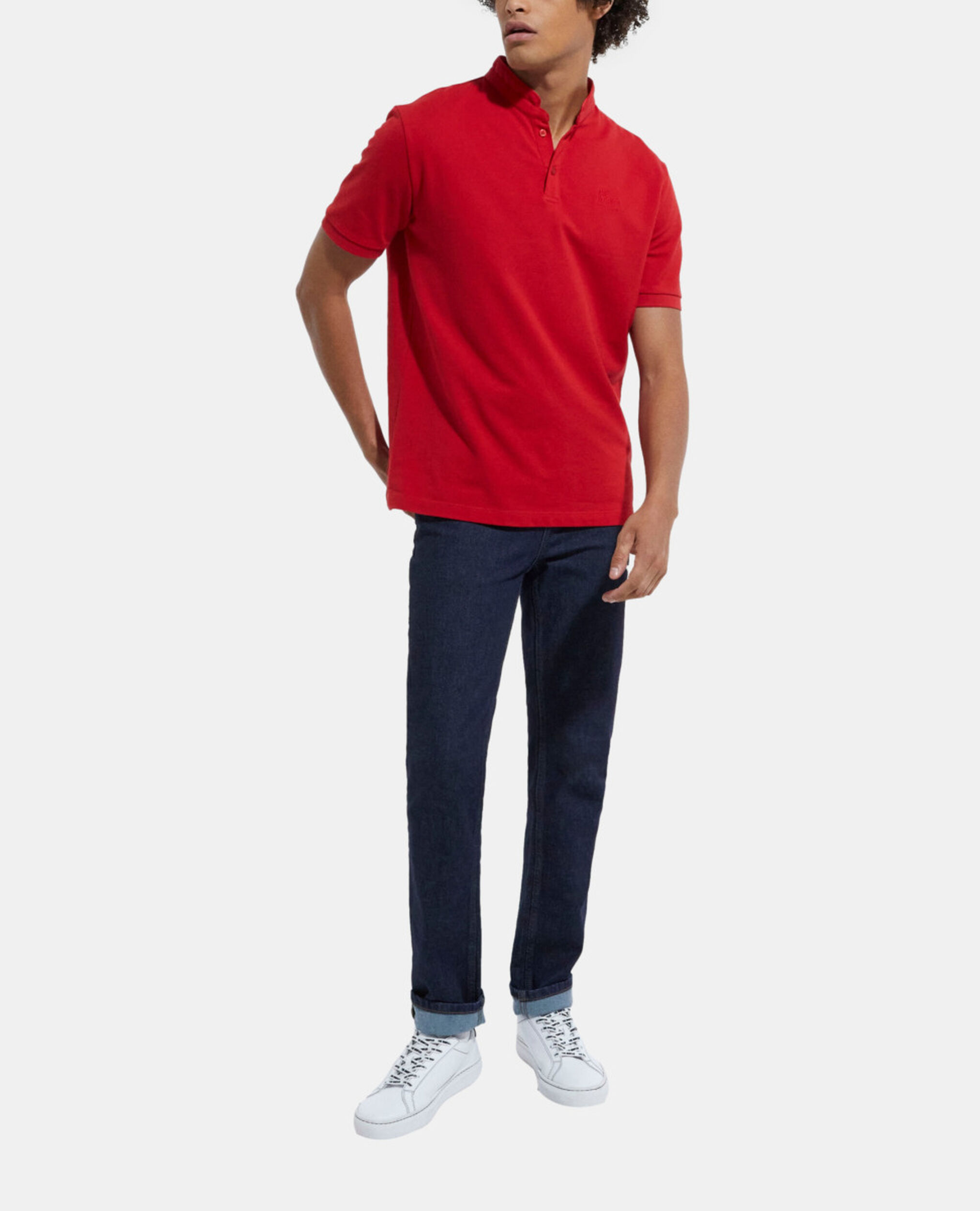 Rotes Poloshirt, TANGO RED, hi-res image number null