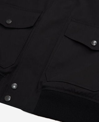 The Kooples HOMME BLACK blouson noir en coton