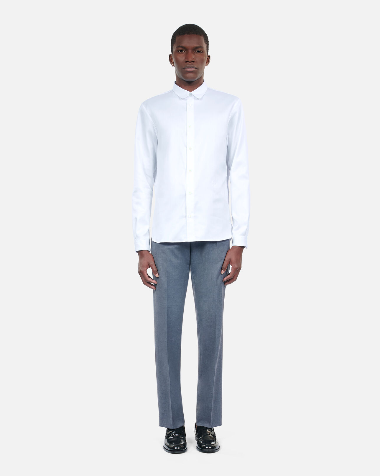 The Kooples HERREN WHITE elegantes, weißes hemd