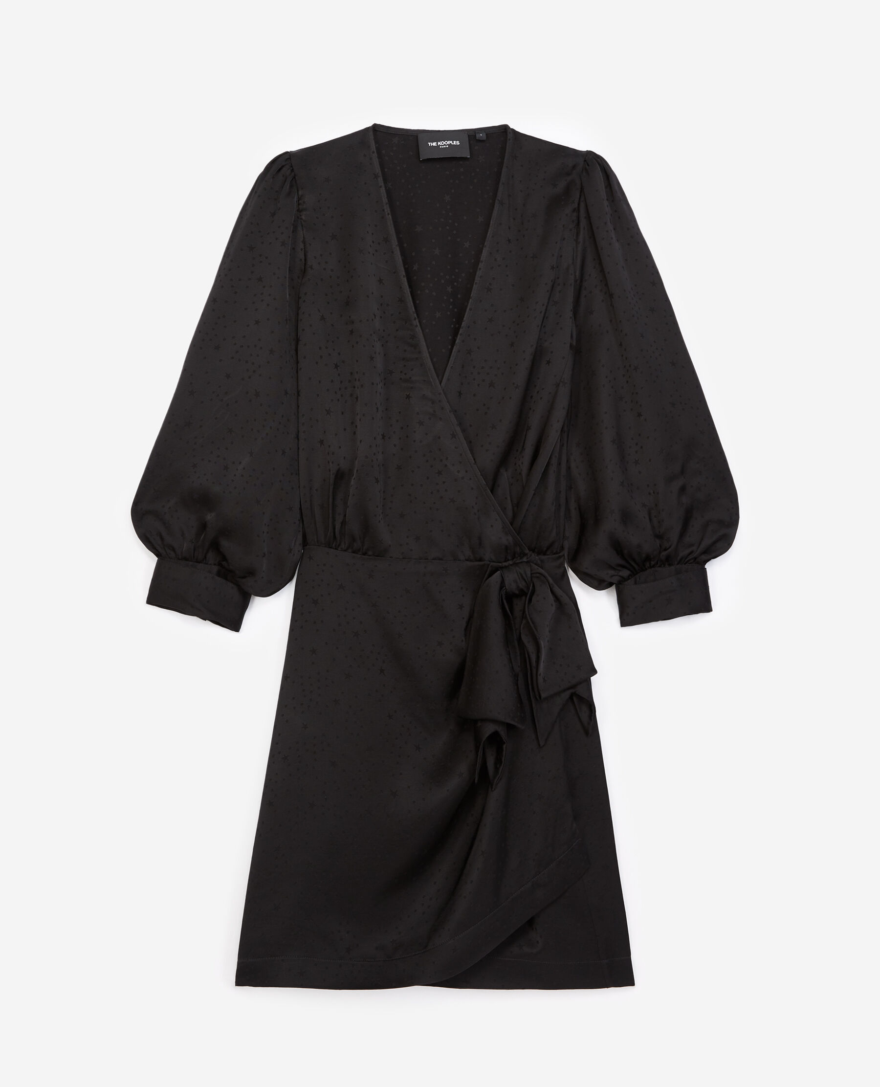 Topshop black sales wrap dress