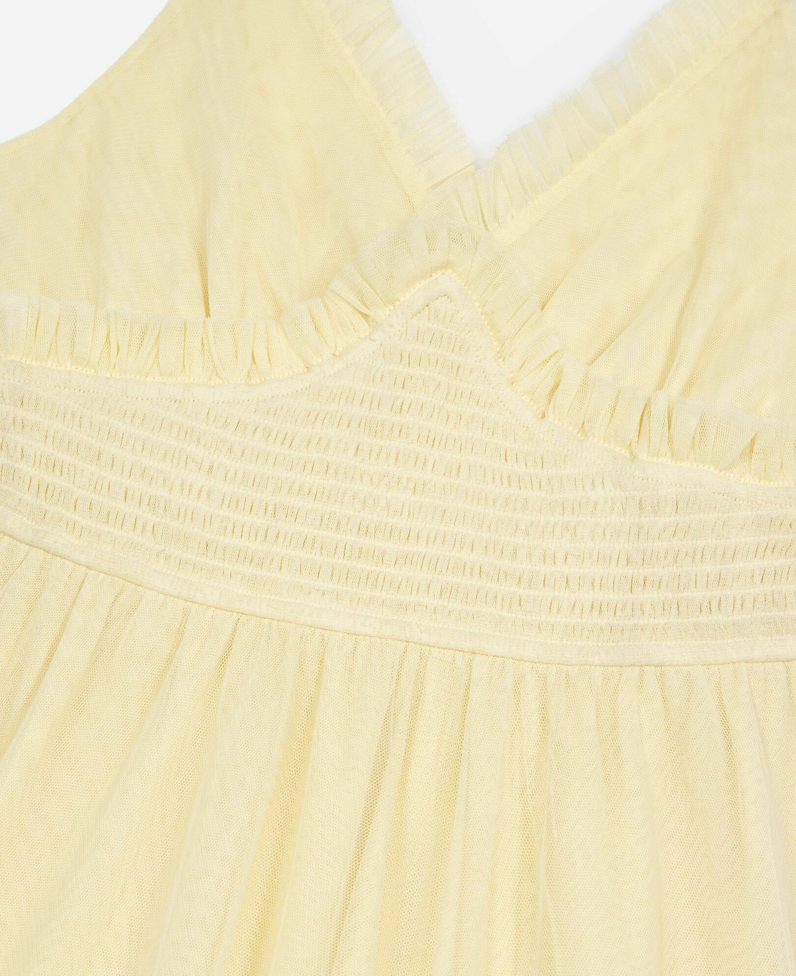 The Kooples WOMEN LIGHT YELLOW long yellow tulle dress