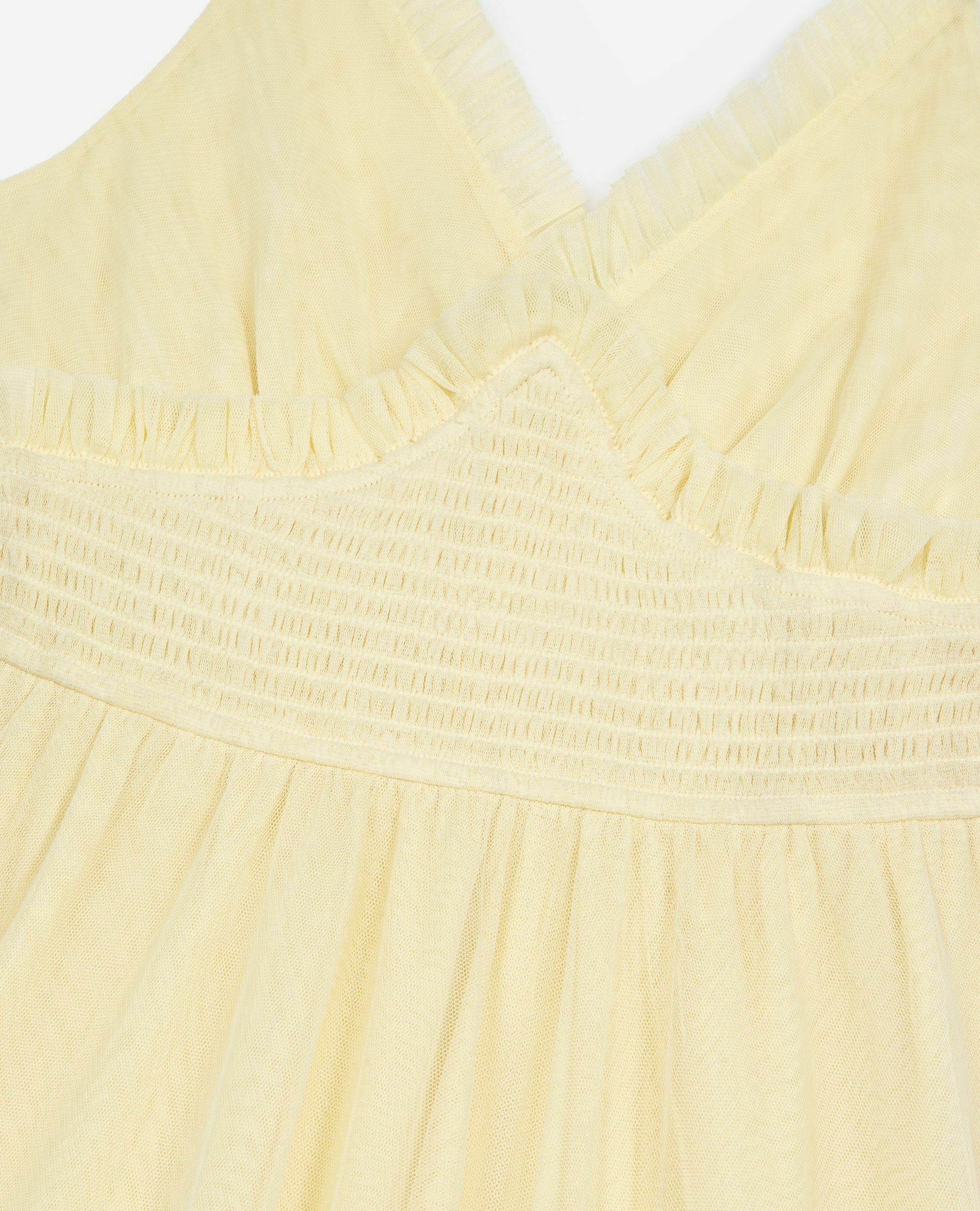 Long yellow tulle dress, LIGHT YELLOW, hi-res image number null