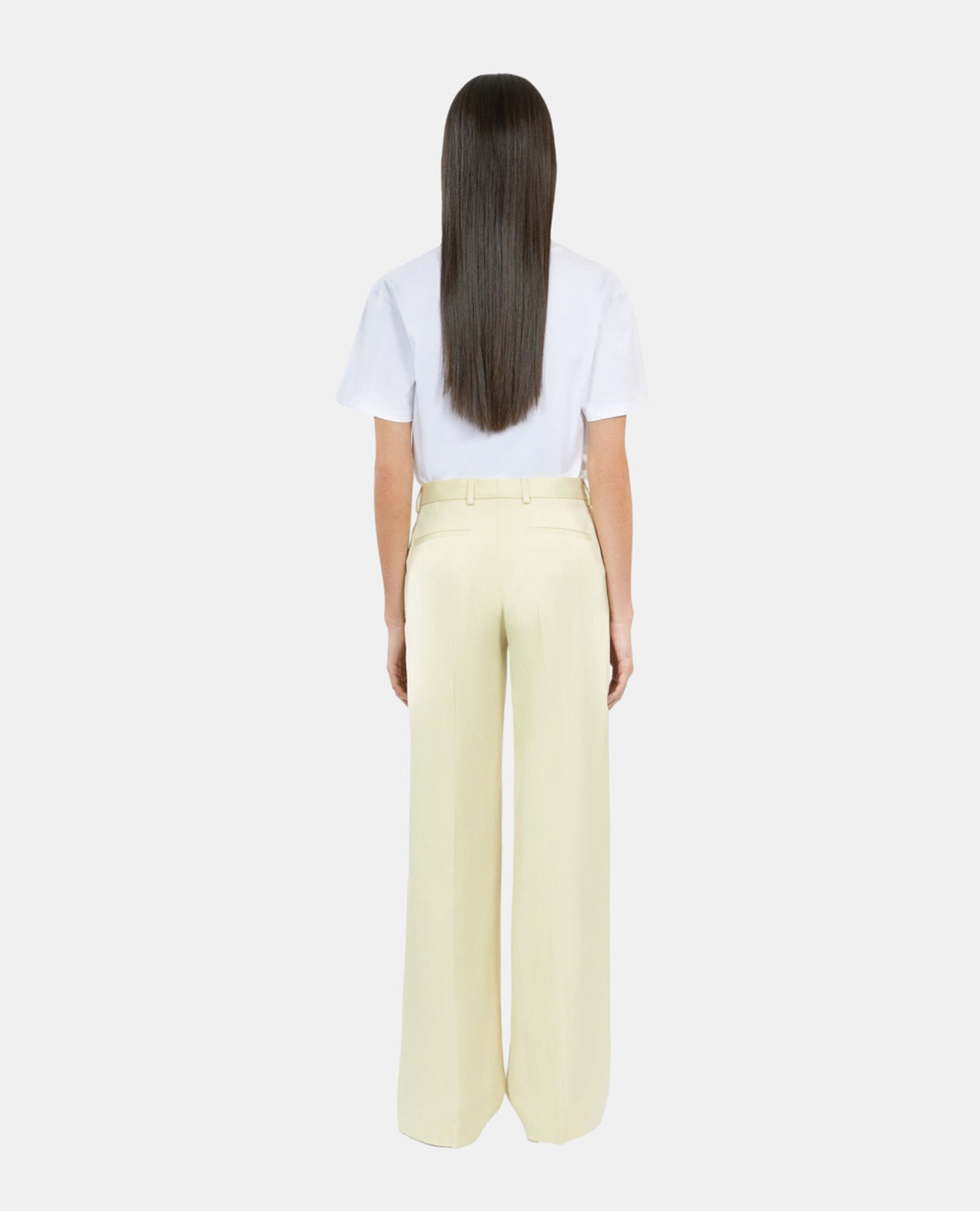 Pantalon tailleur jaune clair, BRIGHT YELLOW, hi-res image number null