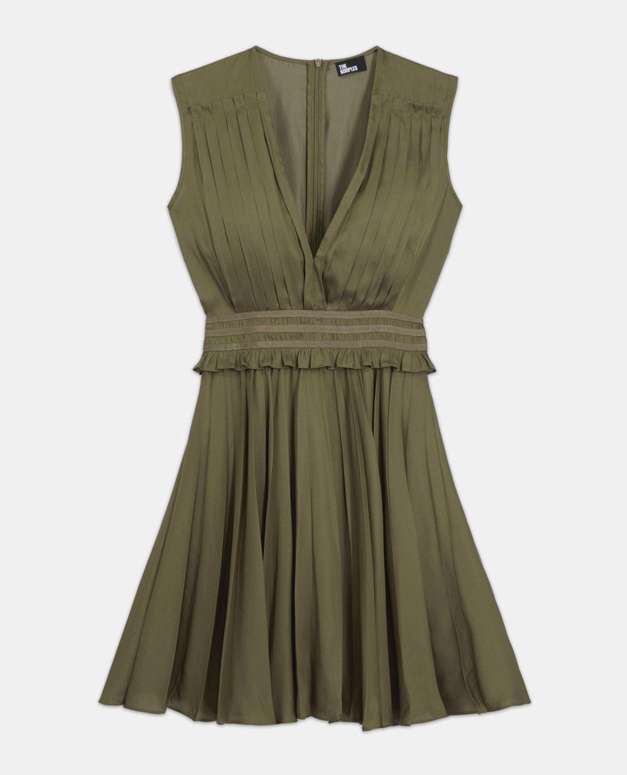 Kurzes Kleid in Khaki, OLIVE NIGHT, hi-res image number null