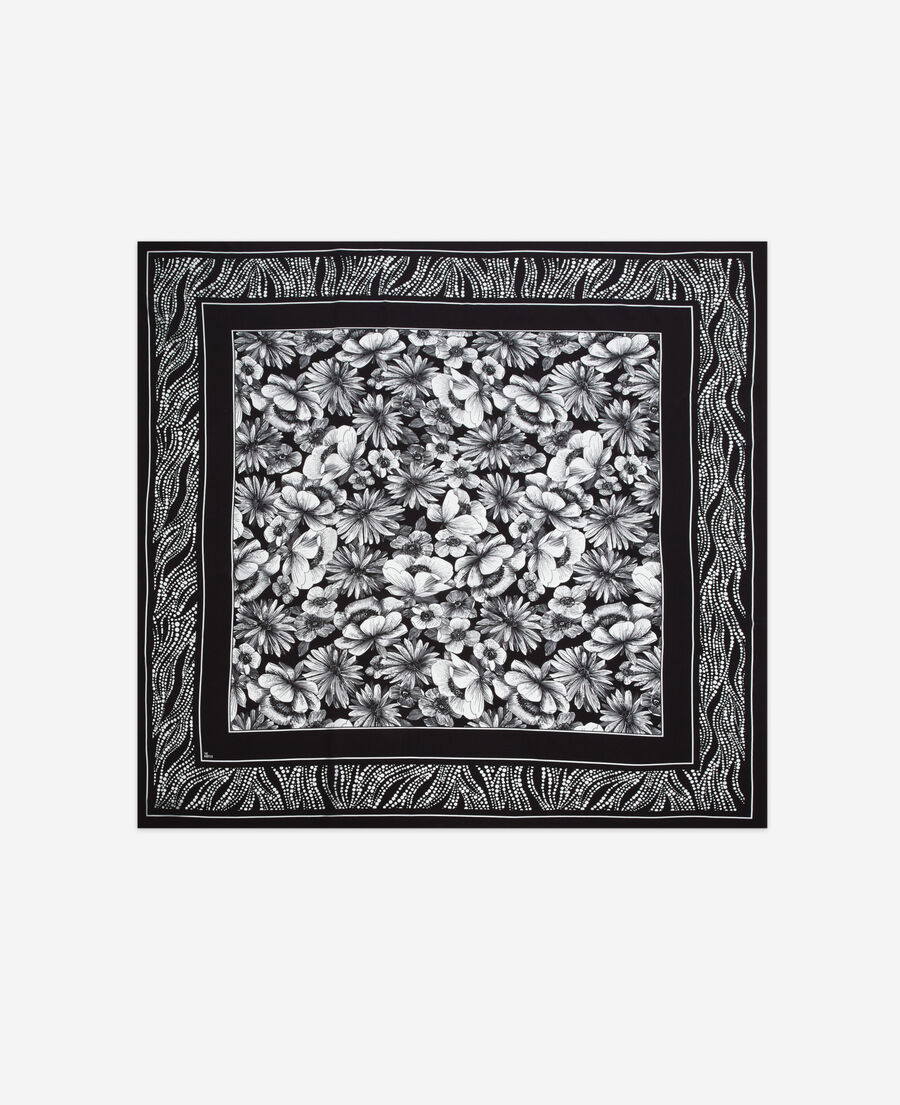 printed silk scarf