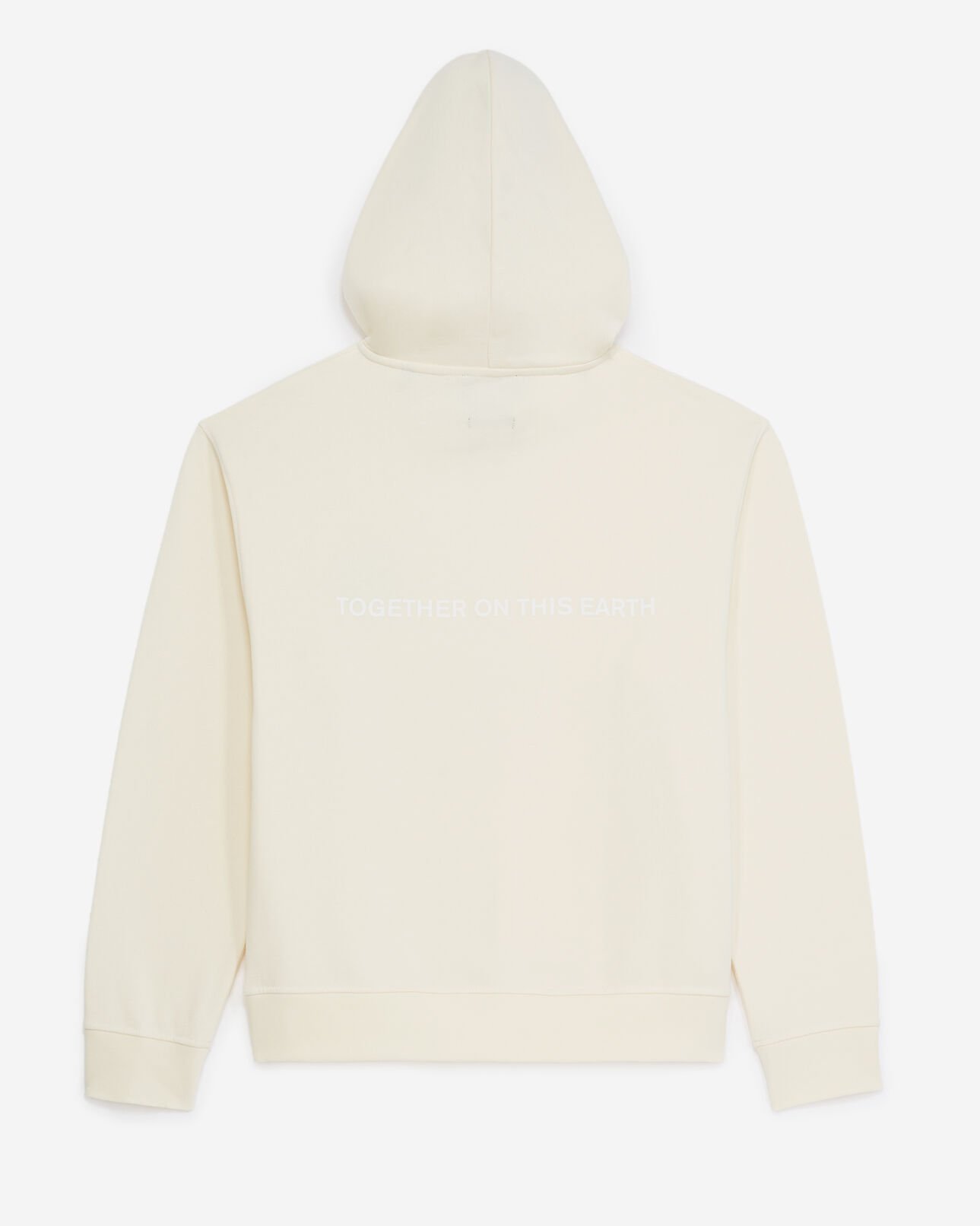 The Kooples WOMEN ECRU white hoodie