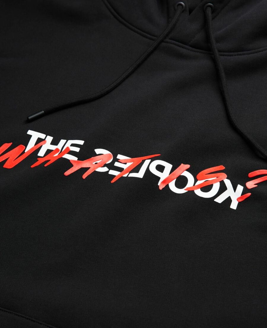 The Kooples HERREN BLACK was ist ein schwarzer hoodie?