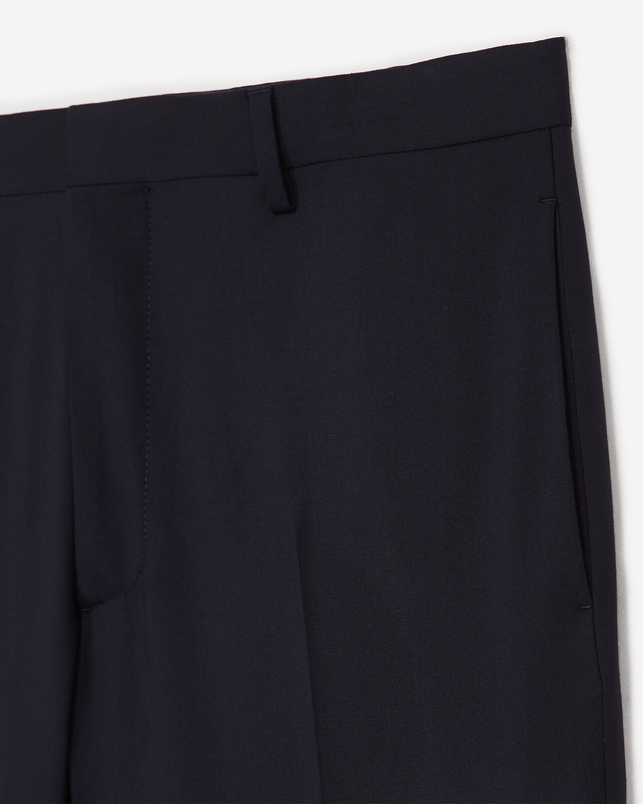 The Kooples MEN DARK NAVY slim-fit navy blue wool suit trousers