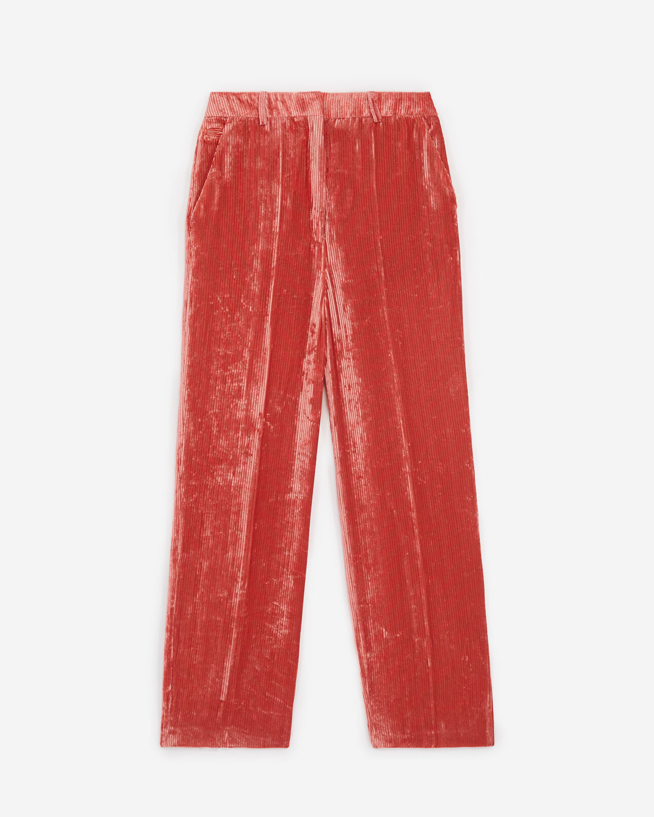 The Kooples WOMEN ORANGE orange corduroy trousers