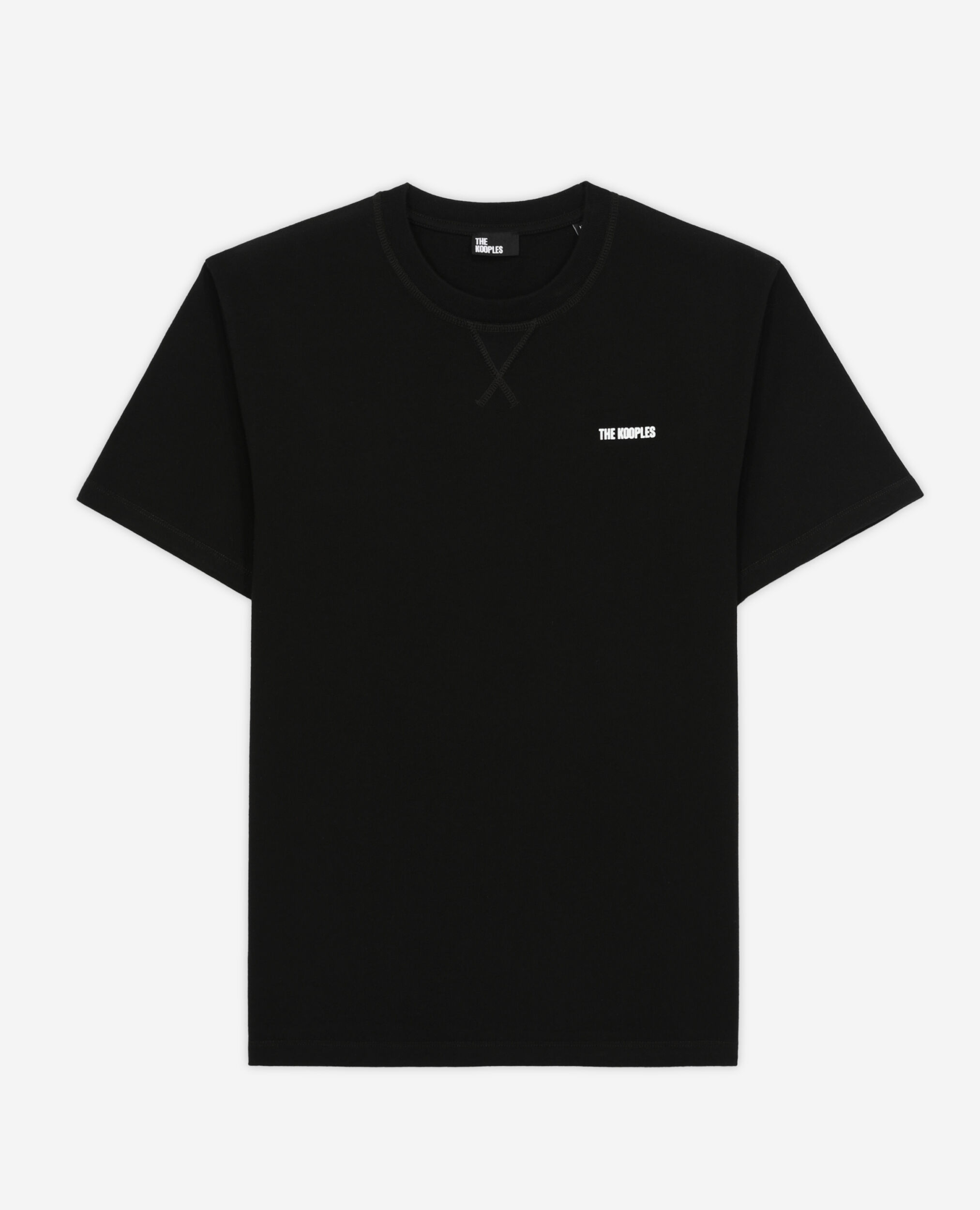 Men's the kooples black logo t-shirt, BLACK, hi-res image number null