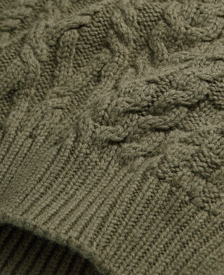 The Kooples WOMEN KAKI khaki wool sweater