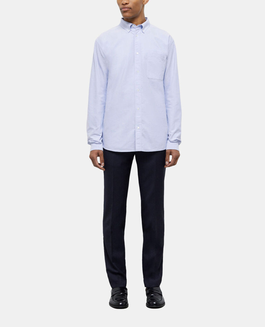 The Kooples HOMME LIGHT BLUE chemise bleue en coton
