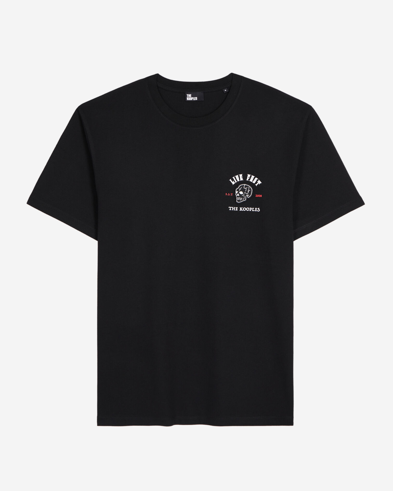 Black Live fast t-shirt, BLACK, hi-res image number null