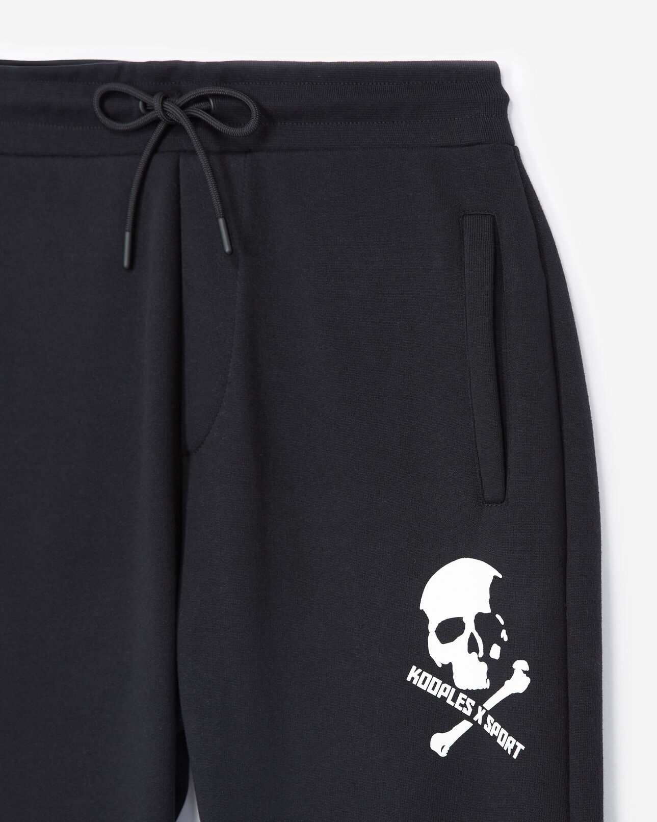 The Kooples HOMBRE BLACK jogging negro logotipo calavera