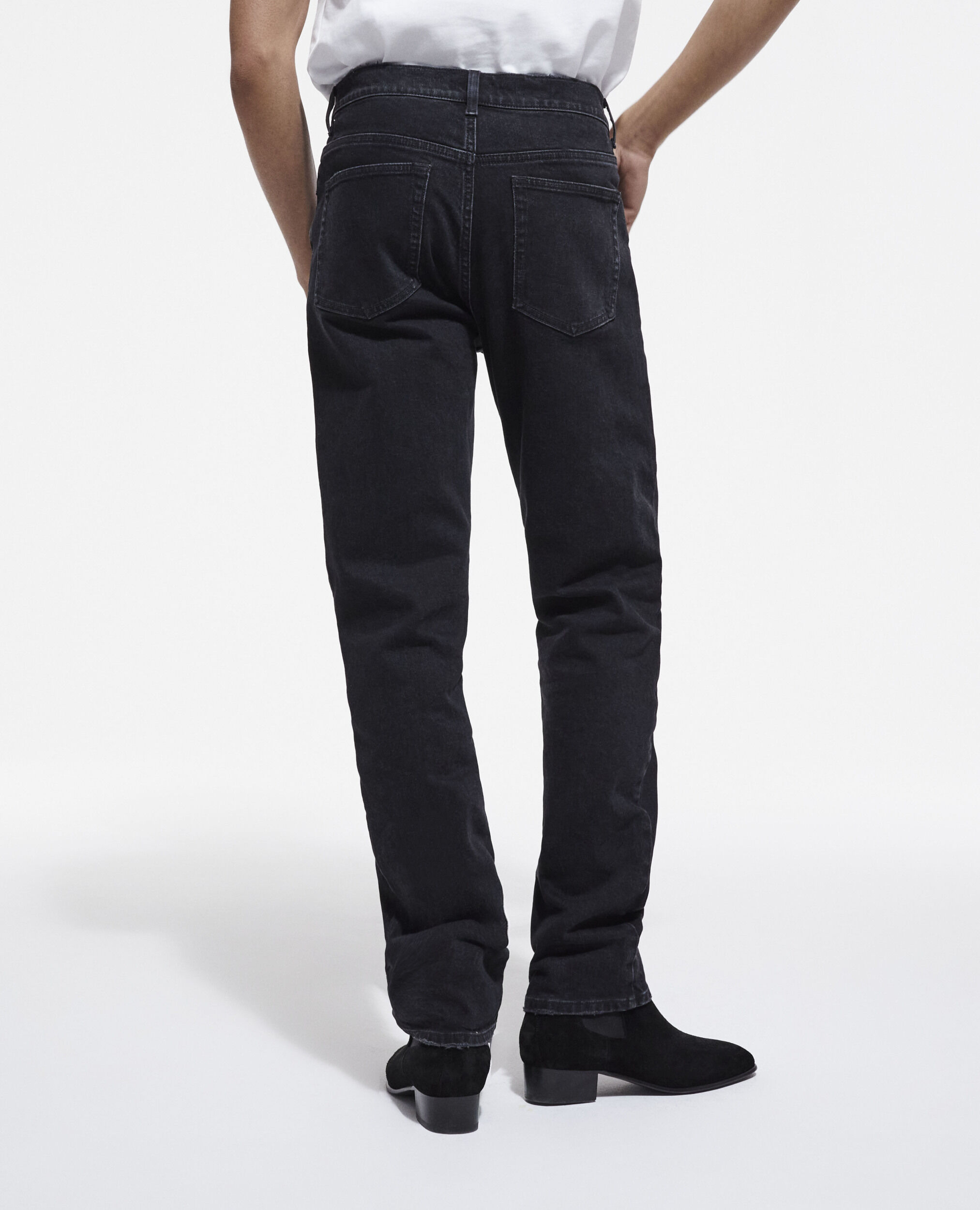 MEN'S BLACK SOLID JASON FIT JEANS – JDC Store Online Shopping