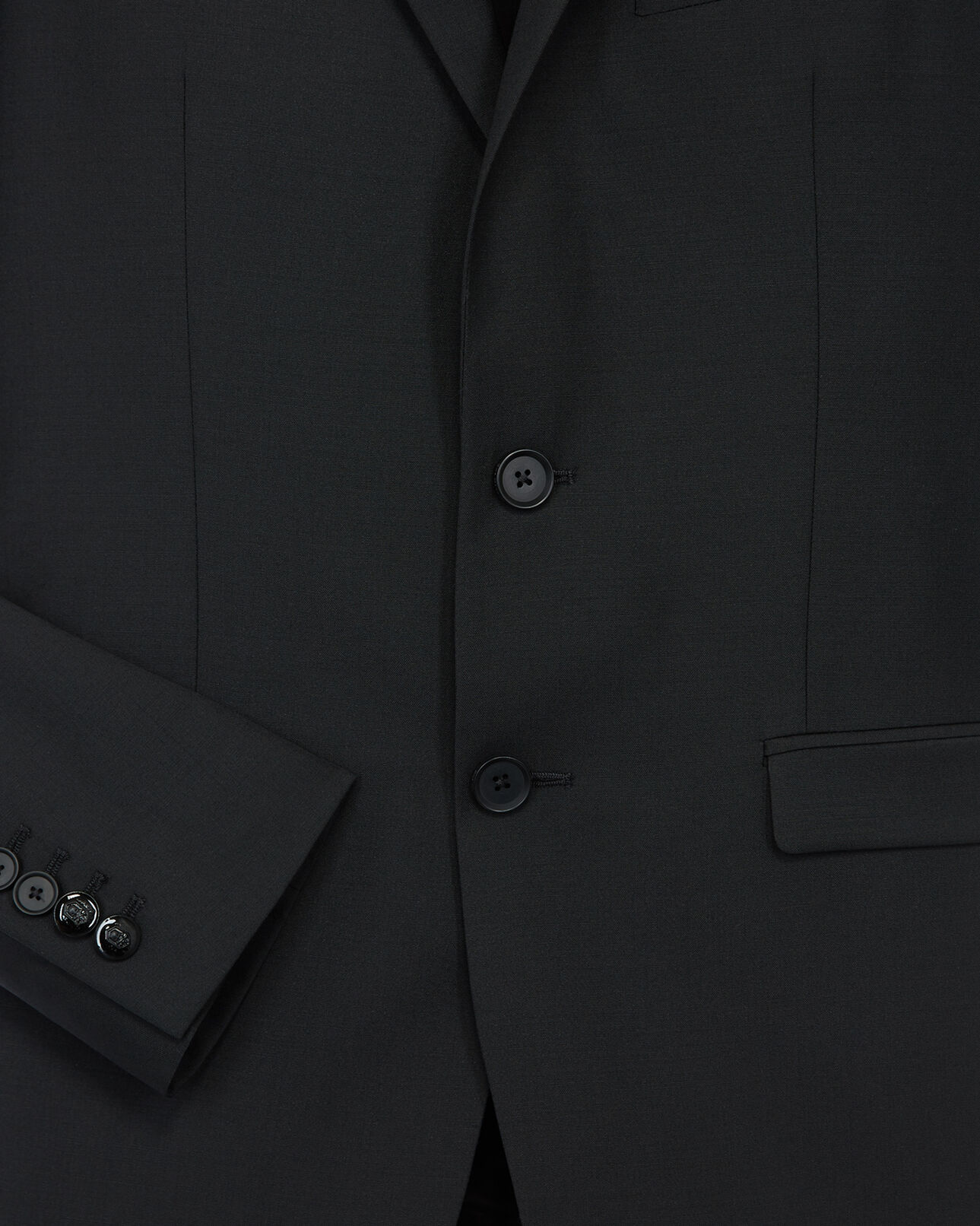 The Kooples HOMME BLACK veste de costume noire
