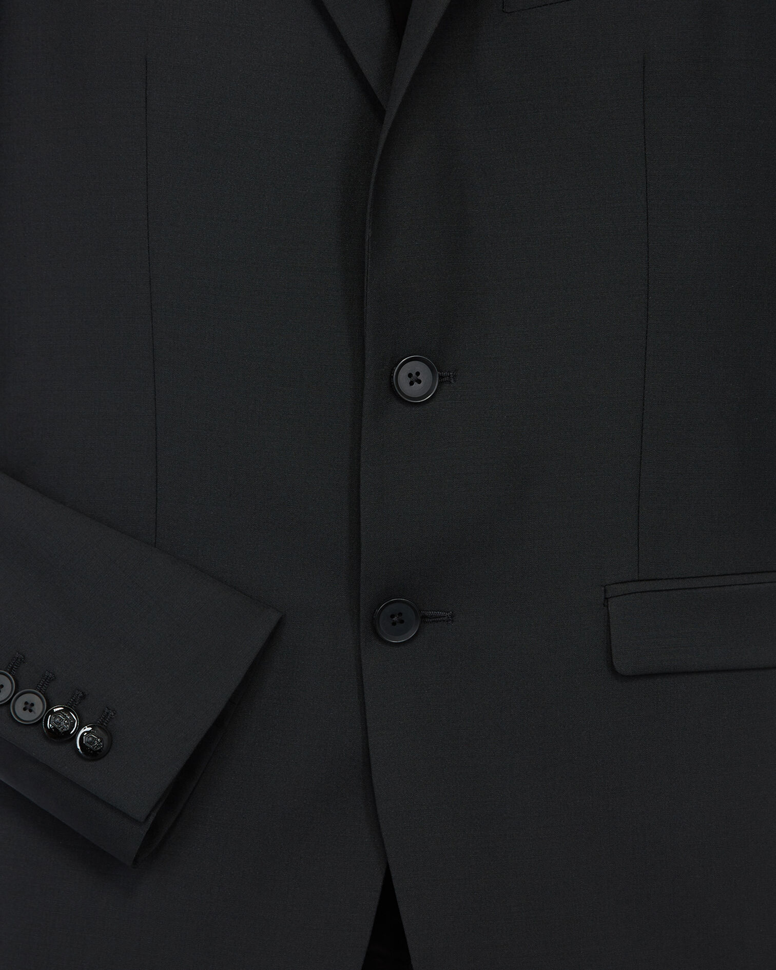 Veste de costume noire, BLACK, hi-res image number null