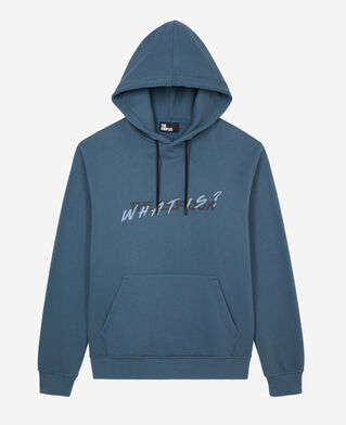 The Kooples HOMME BLUE PETROL sweatshirt à capuche what is bleu profond