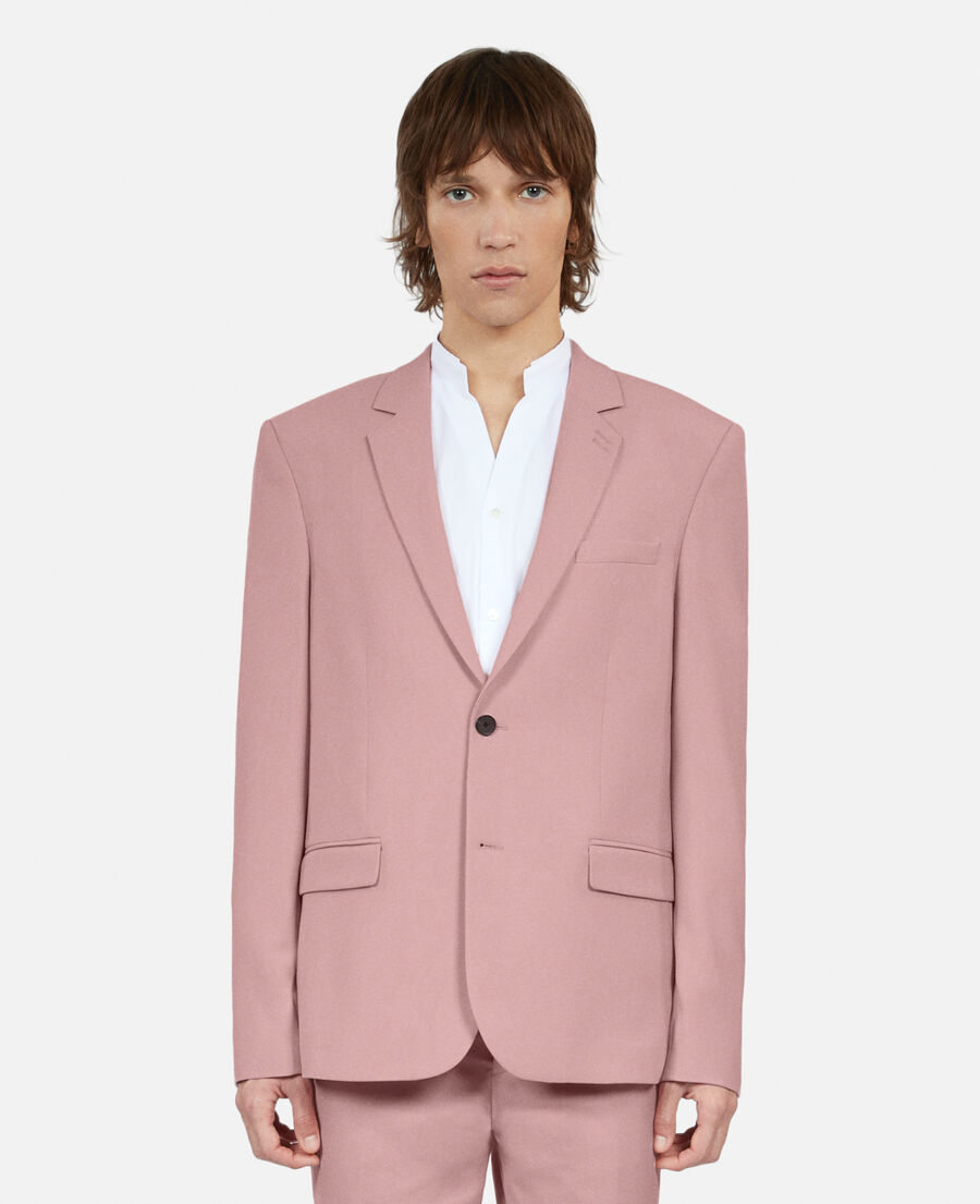 chaqueta traje rosa