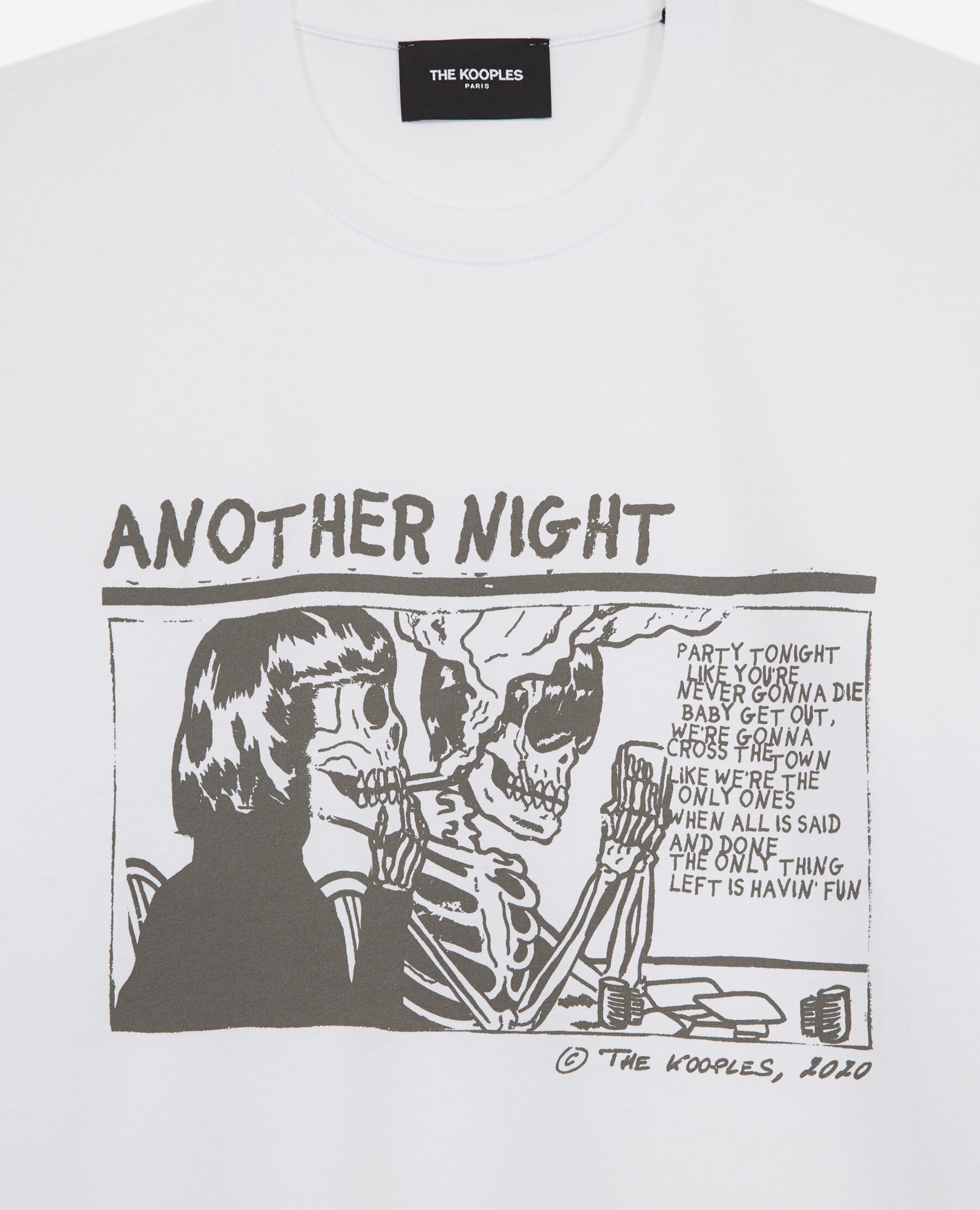 T shirt the clearance kooples tete de mort