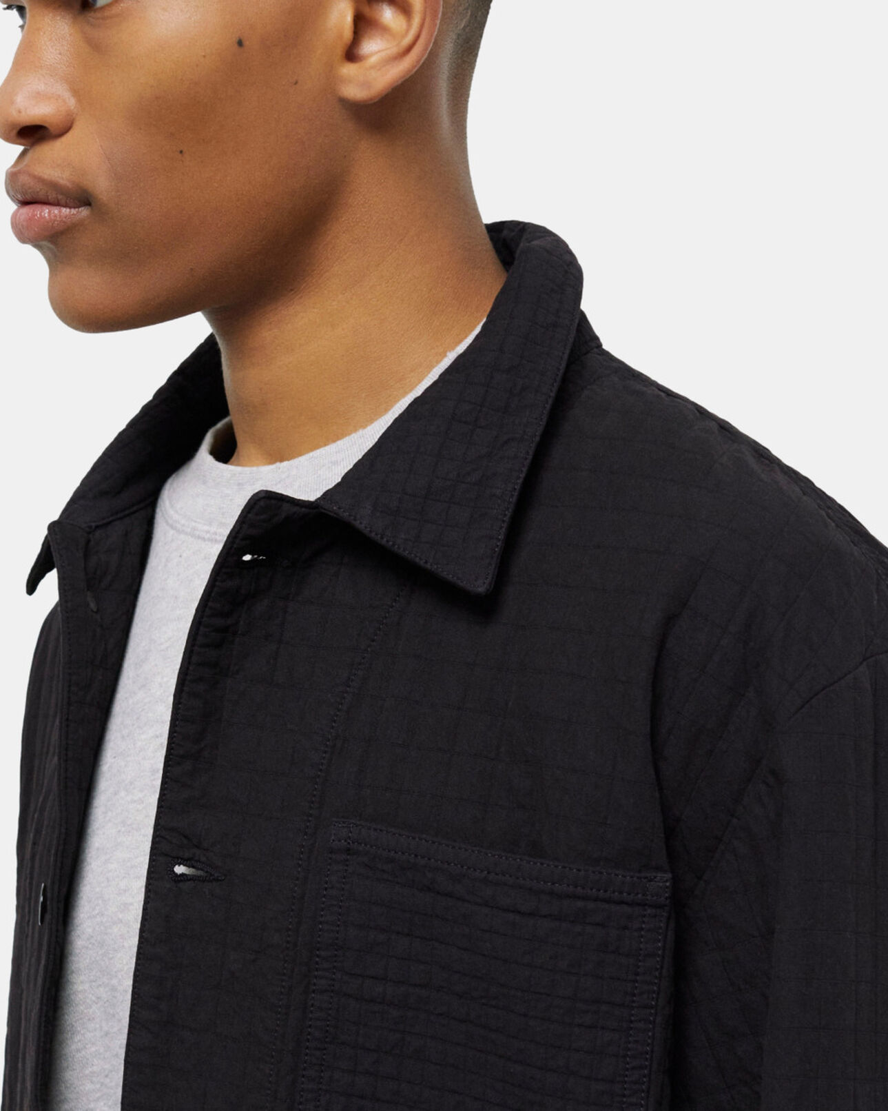 The Kooples MEN BLACK black work jacket