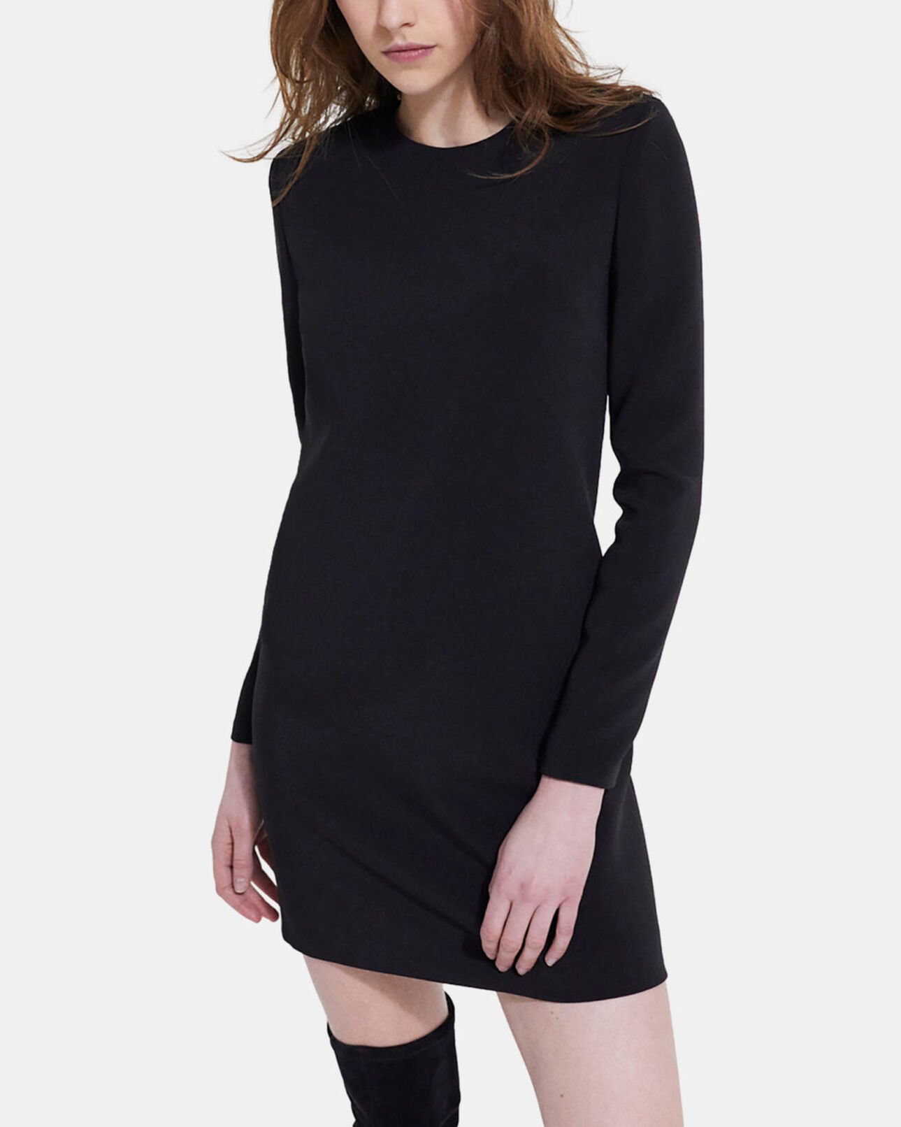 The Kooples FEMME BLACK robe courte noire