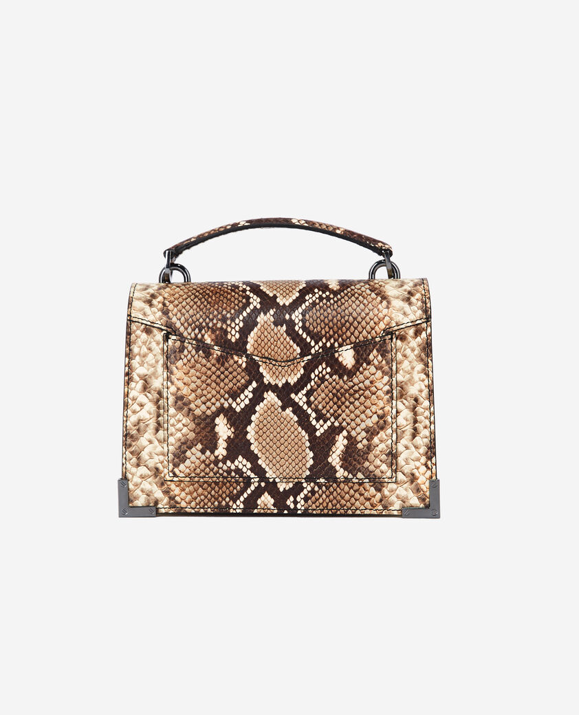 The Kooples FEMME BLACK WHITE sac emily small en cuir