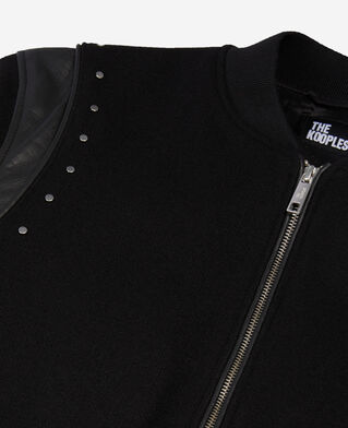 The Kooples H BLACK black jacket with studs