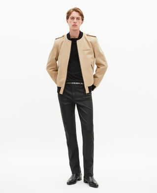 The Kooples MEN BEIGE beige teddy jacket