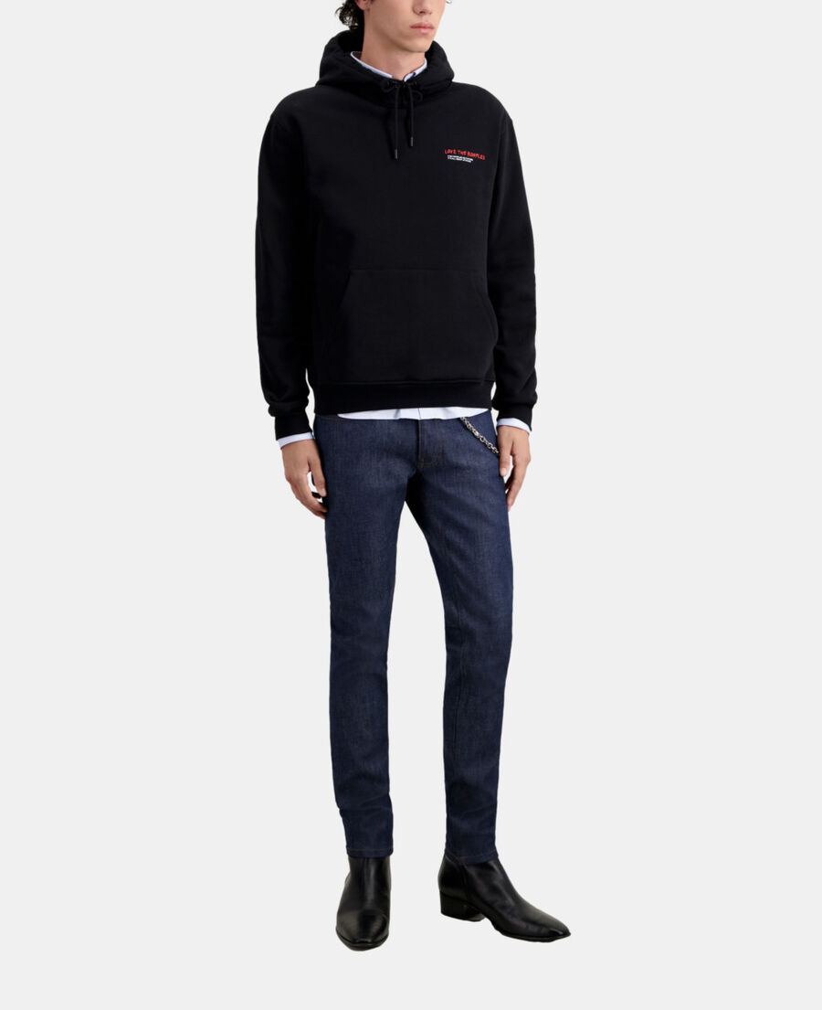 The Kooples HOMME BLACK sweatshirt homme i love kooples noir