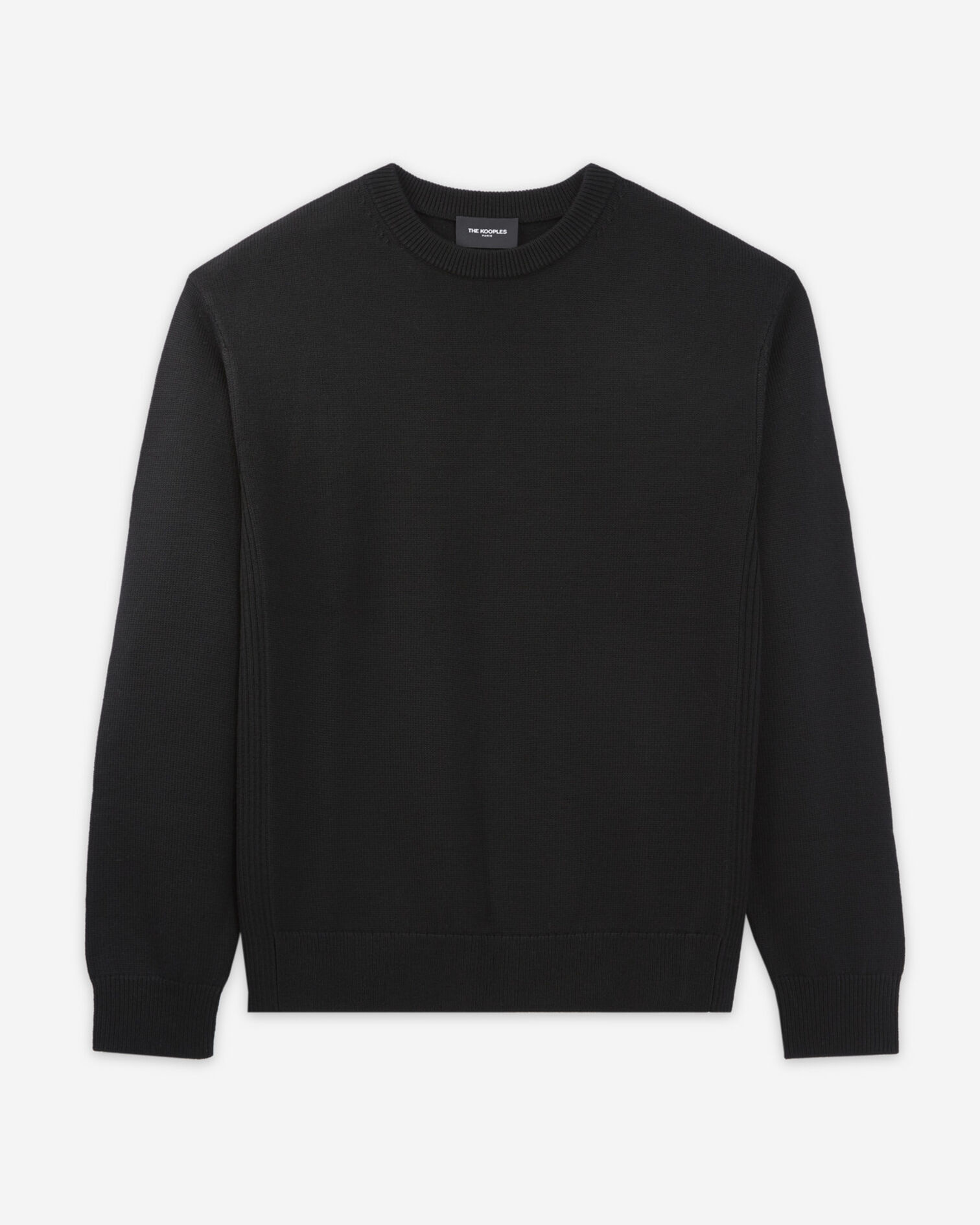 Jersey negro punto redondo triple banda, BLACK, hi-res image number null