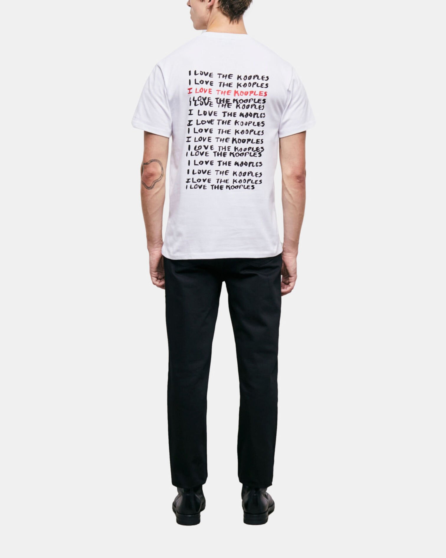 T-shirt Homme I Love Kooples blanc, WHITE, hi-res image number null