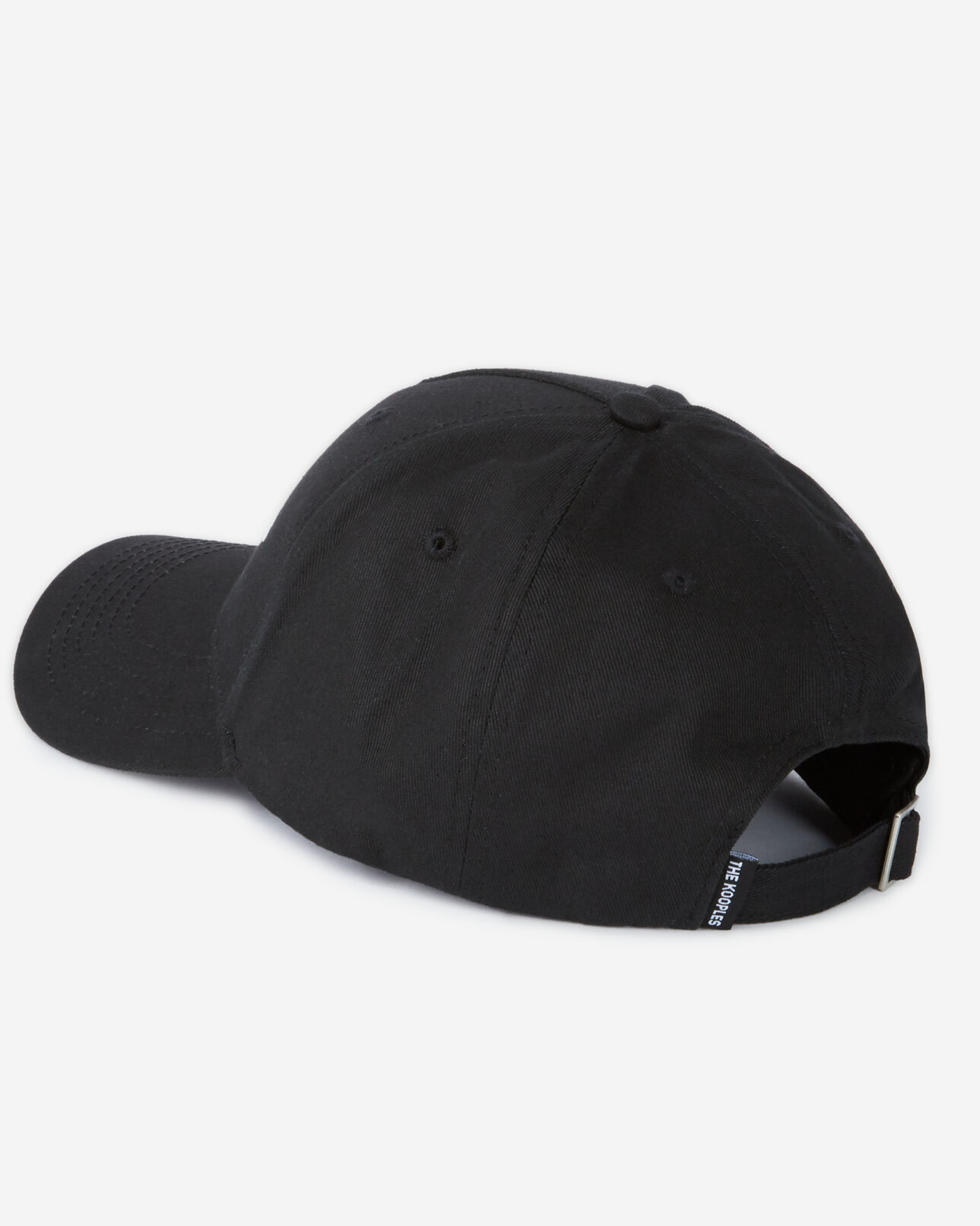 The Kooples MEN BLACK WHITE logo black cap