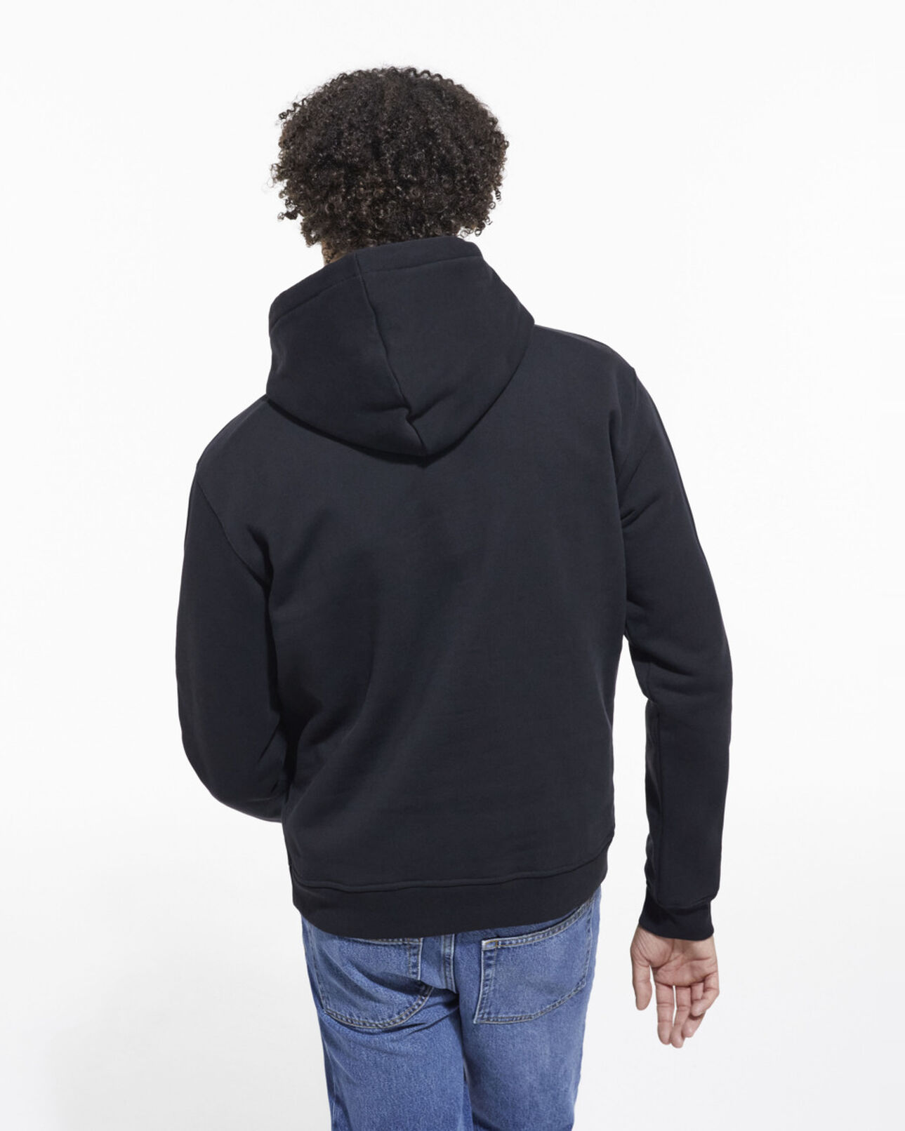 The Kooples MEN BLACK black sweatshirt with screen print