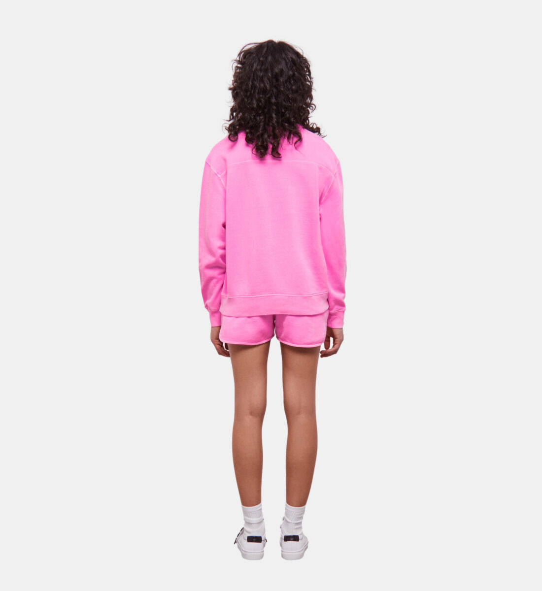Fluorescent pink sweatshirt hot sale