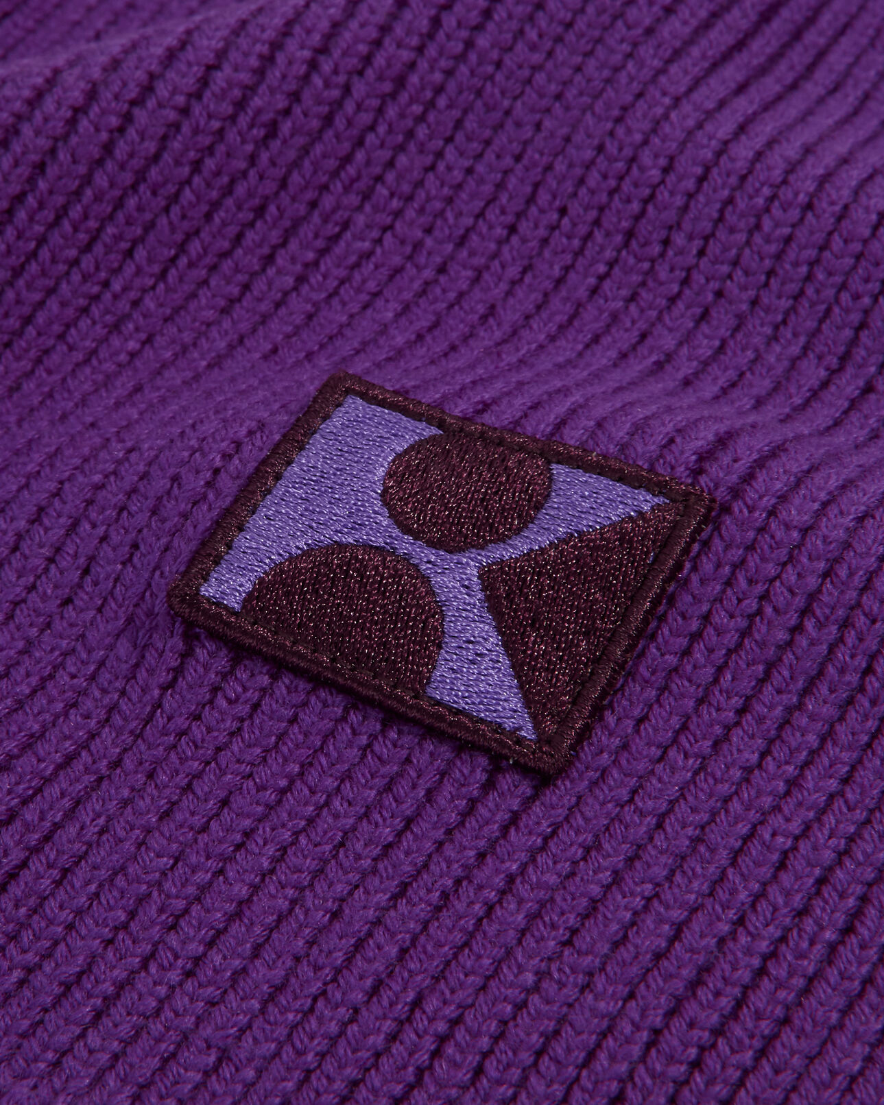 The Kooples MIXED VIOLET purple wool scarf with woven edging