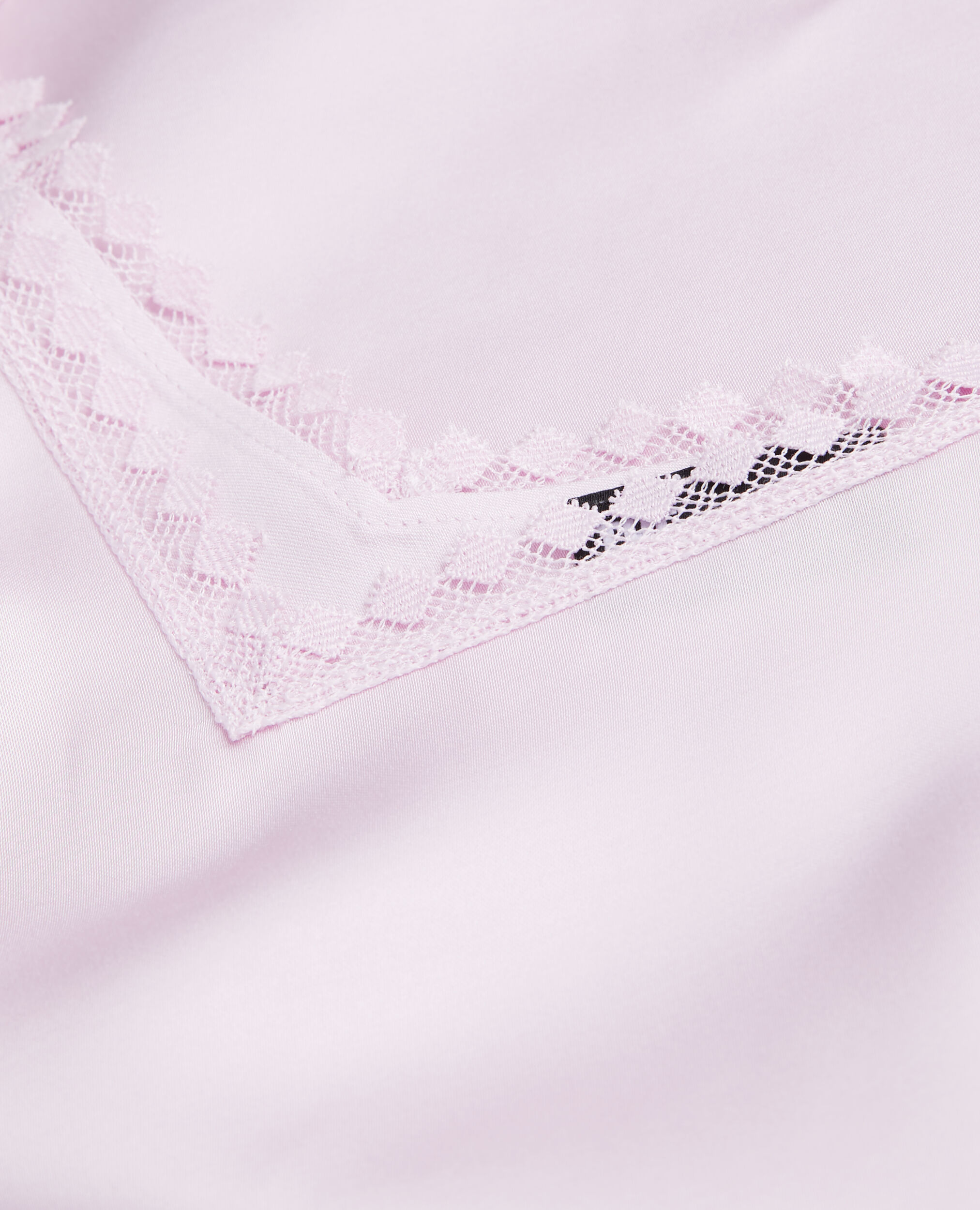Rosa Trägerhemd mit Spitzendetails, PALE PINK, hi-res image number null