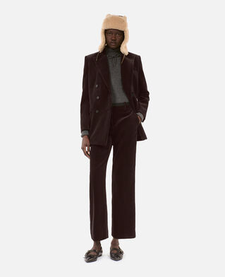 The Kooples MIXTE BROWN chapka en peau lainée marron