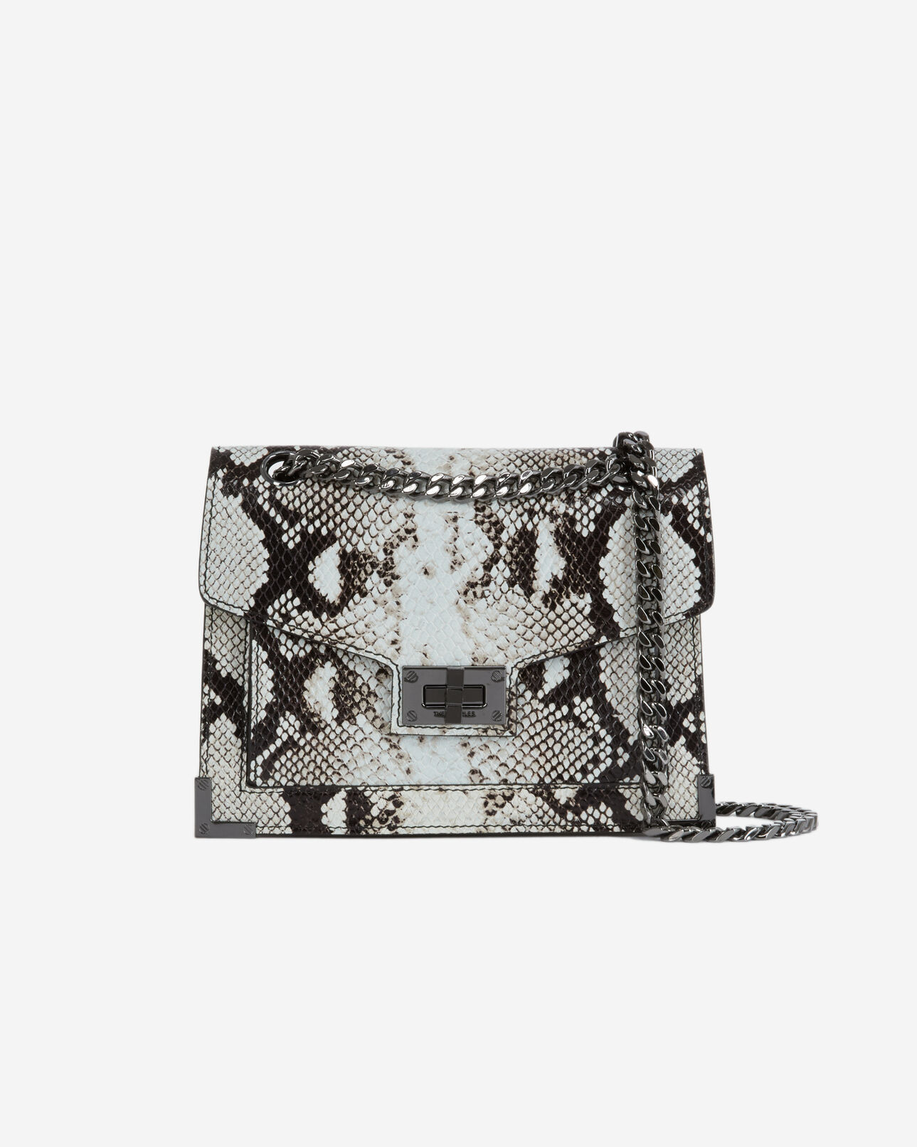 The Kooples DAMEN BLACK WHITE kleine emiliy tasche aus leder