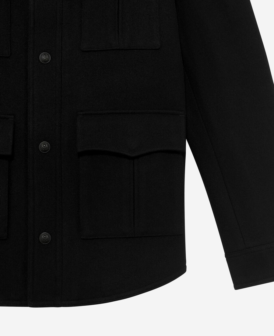 The Kooples HERREN BLACK schwarzes überhemd