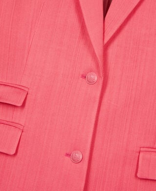 The Kooples F RETRO PINK fuchsia suit jacket