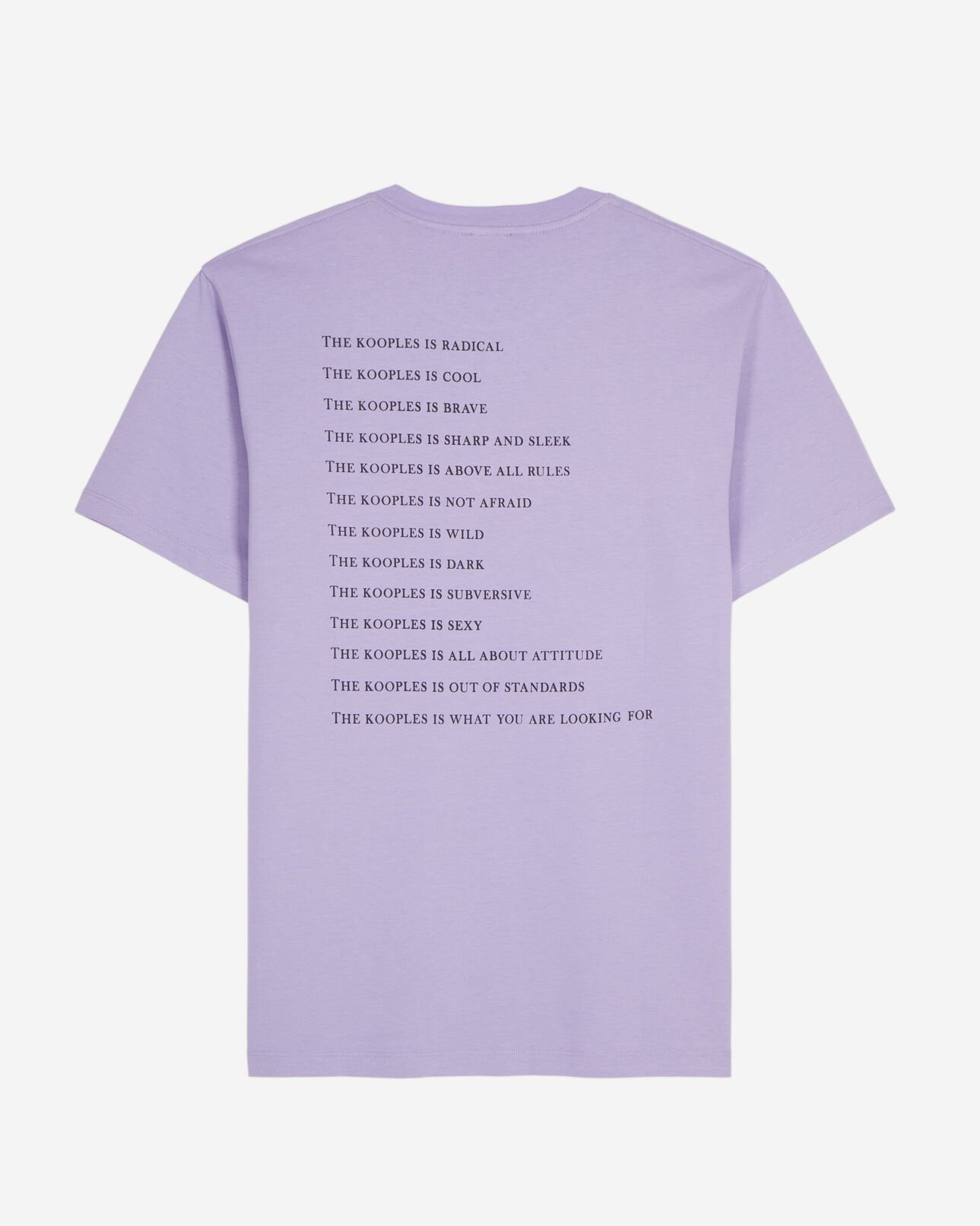 The Kooples HOMME LIGHT PURPLE t-shirt what is mauve