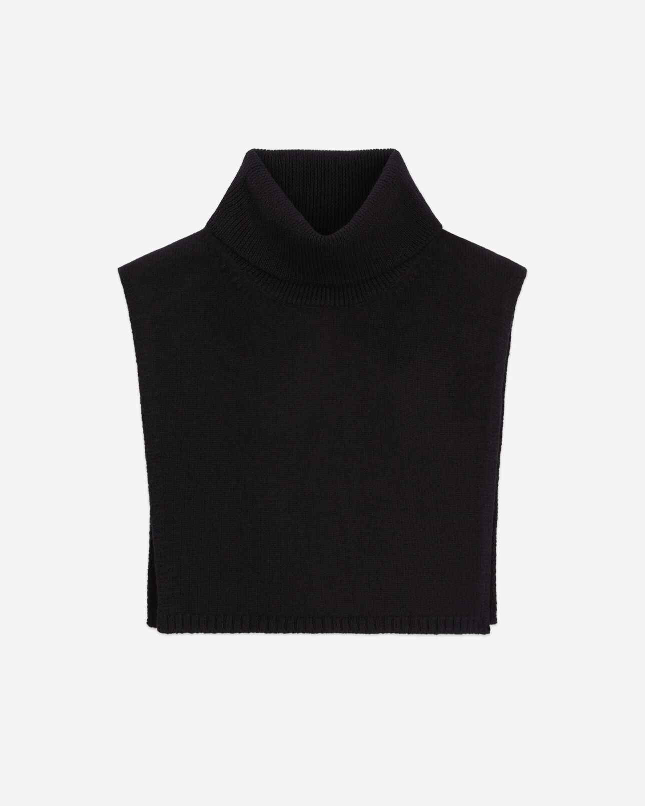 The Kooples WOMEN BLACK black wool plastron