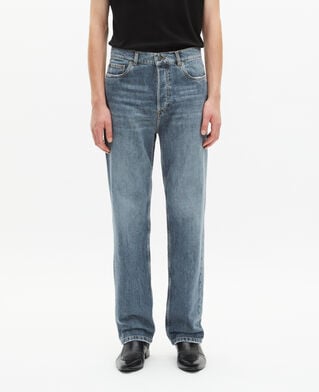 The Kooples MEN BLUE light blue straight jeans
