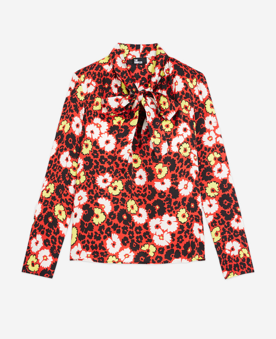 floral print top