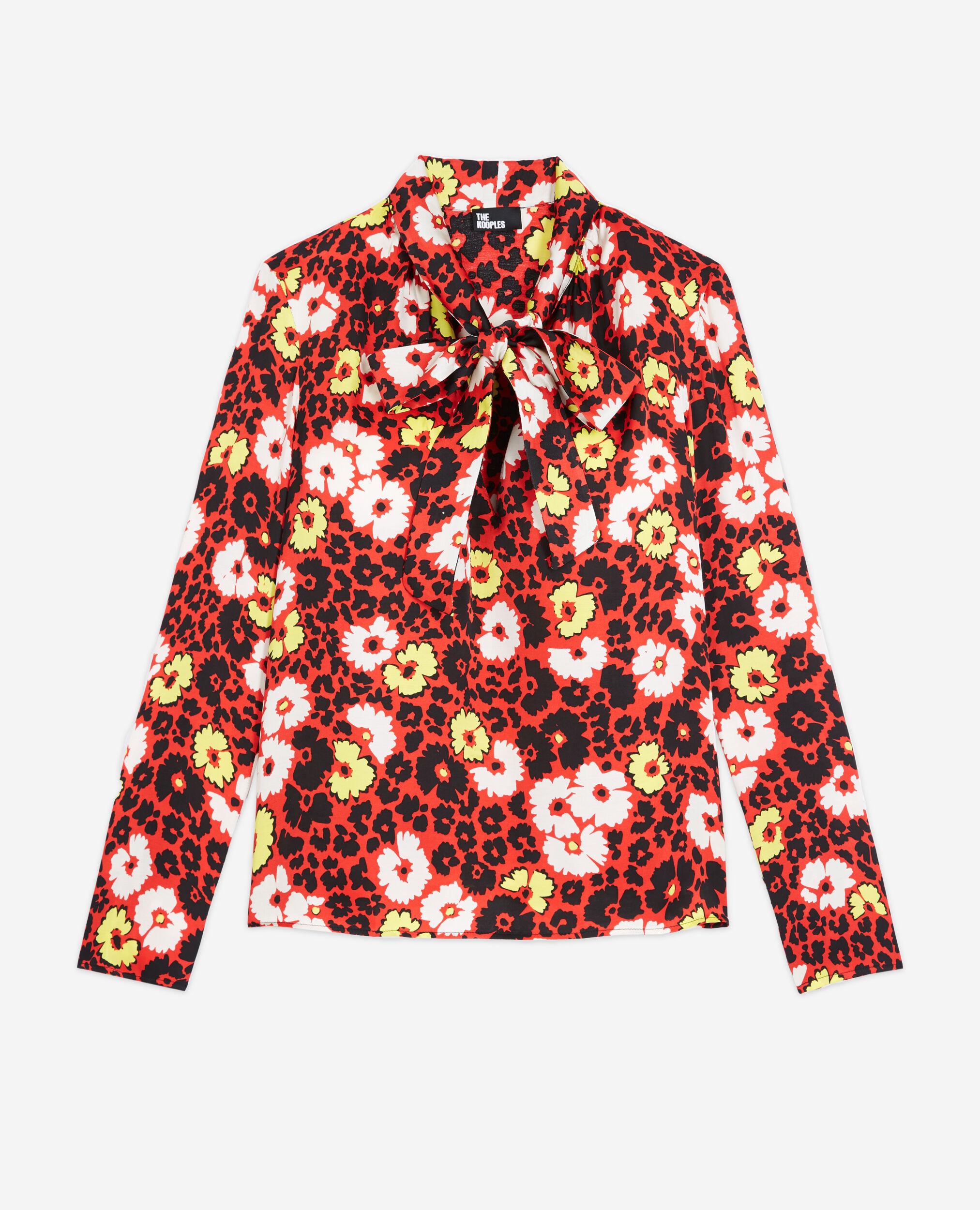 Floral print top, RED / YELLOW, hi-res image number null